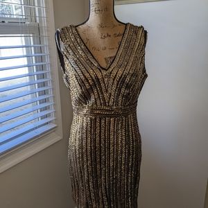 gold sequin lulu dress